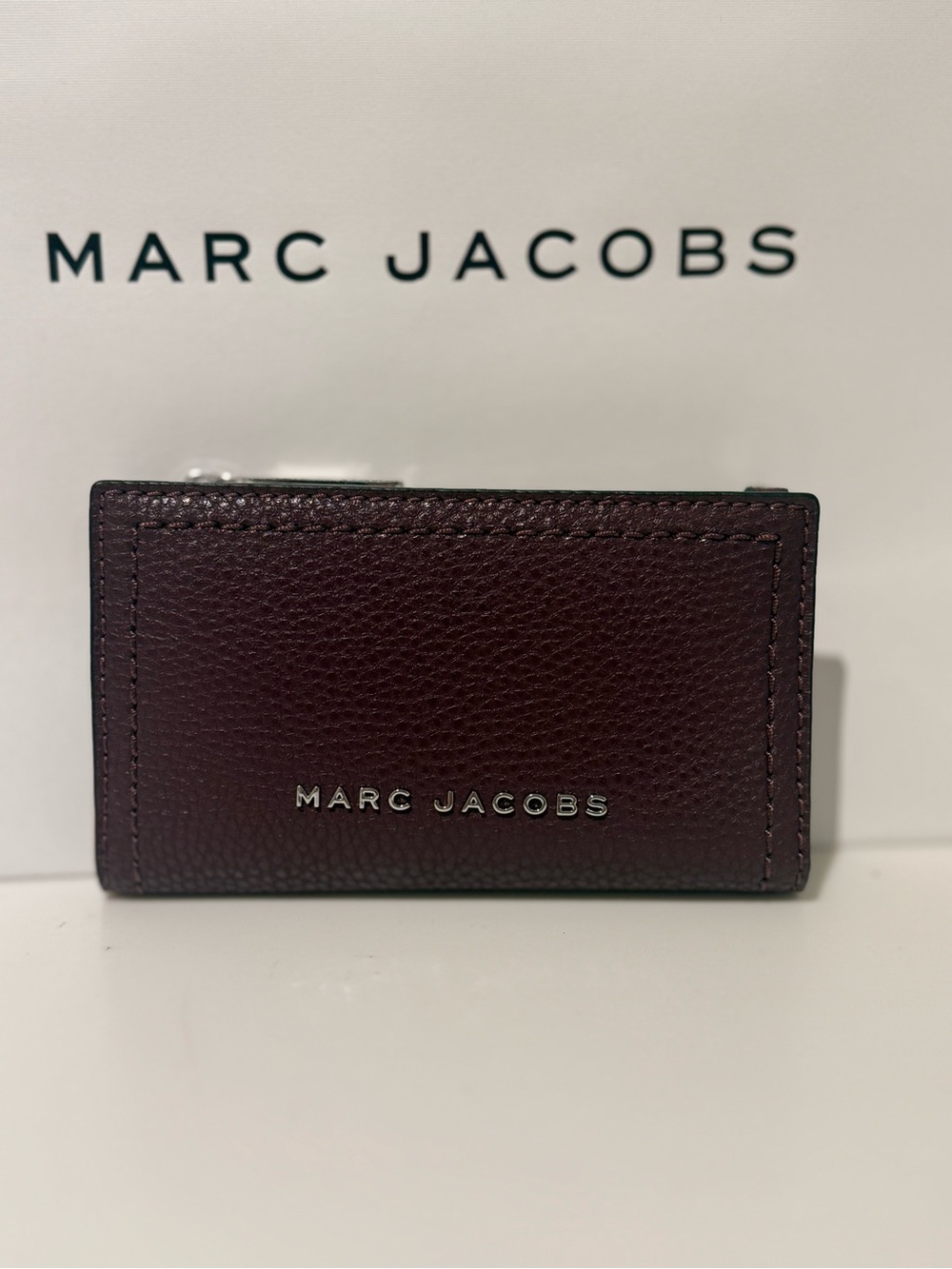NWT Marc Jacobs slim wallet - dark plum